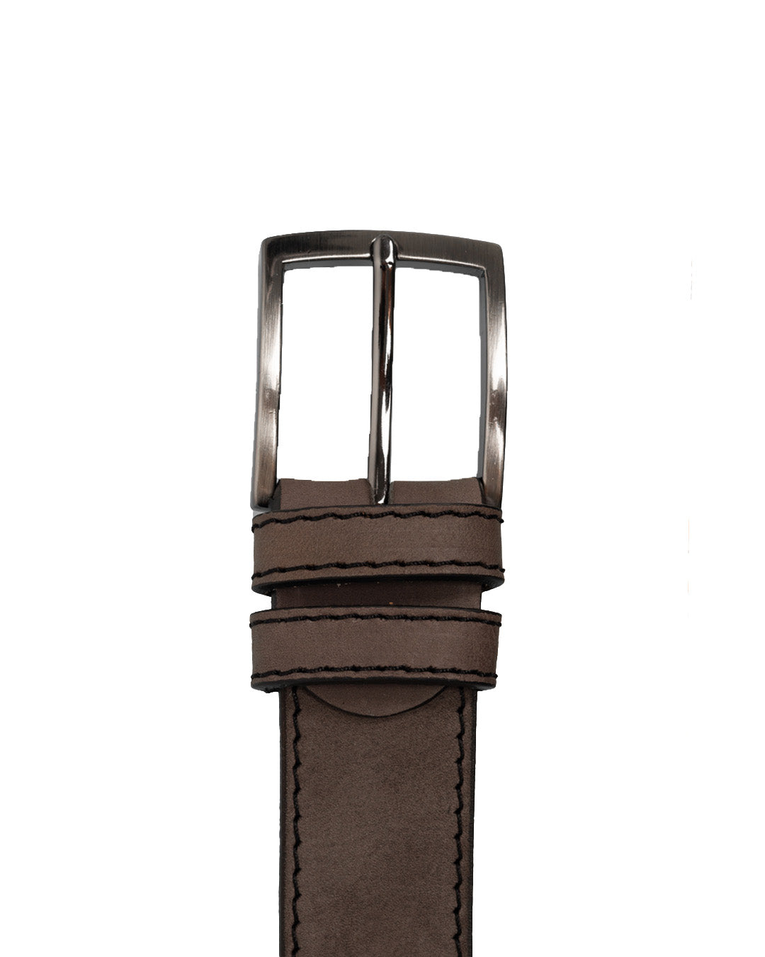 Nahkavyö 3 cm harmaa