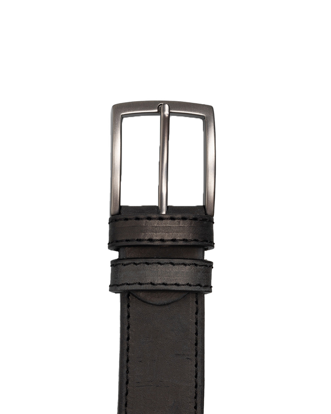 Nahkavyö 3 cm musta