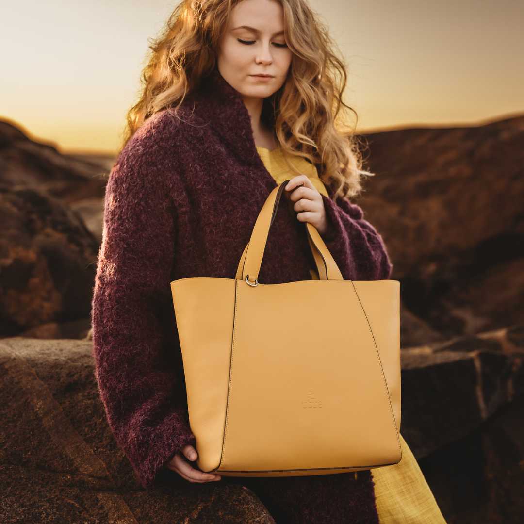 Utuan värikkäät laukut sopivat rohkeaan ja eläväiseen tyyliin.