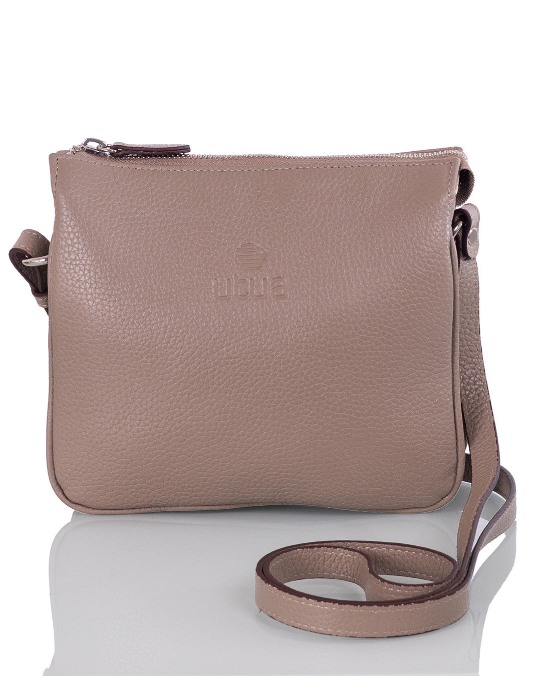 Ihme Exclusive small leather bag, grey