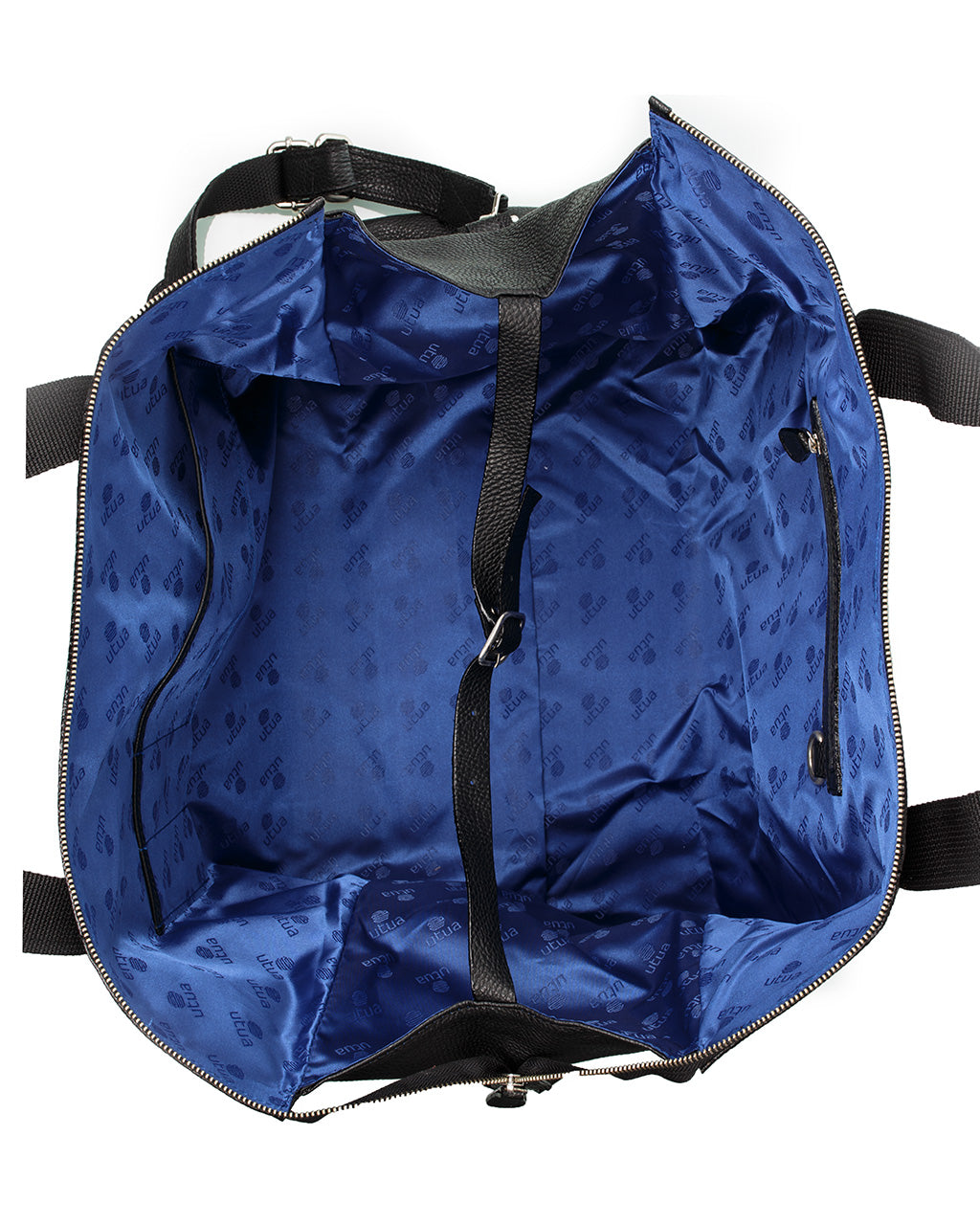 Weekender Exclusive leather weekend bag, black