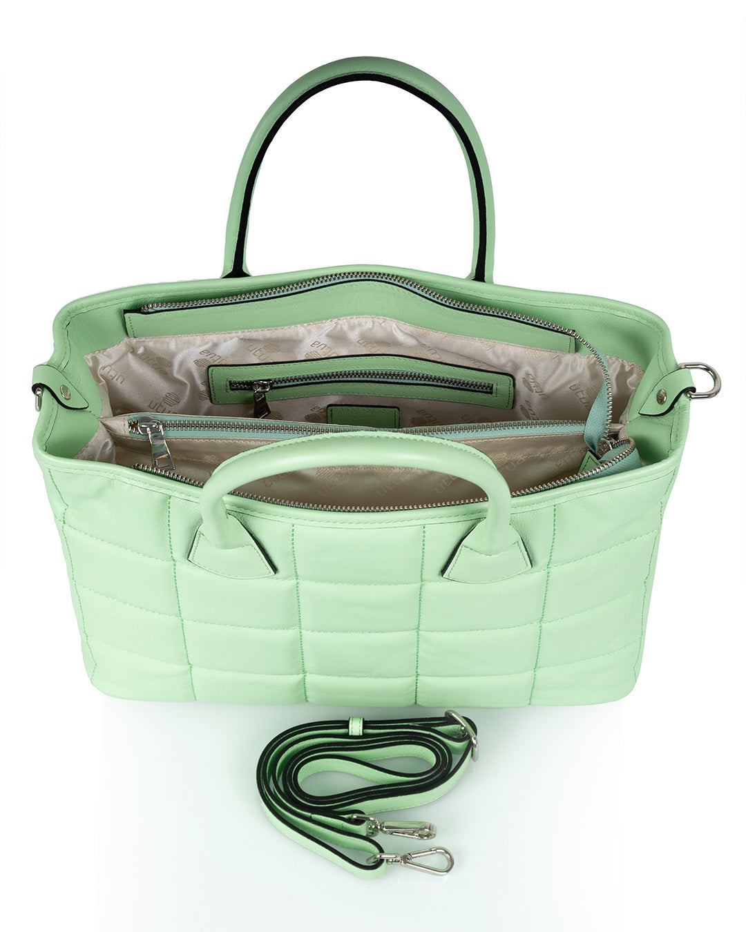 Kotimainen vihrea kasilaukku Utua Gaia