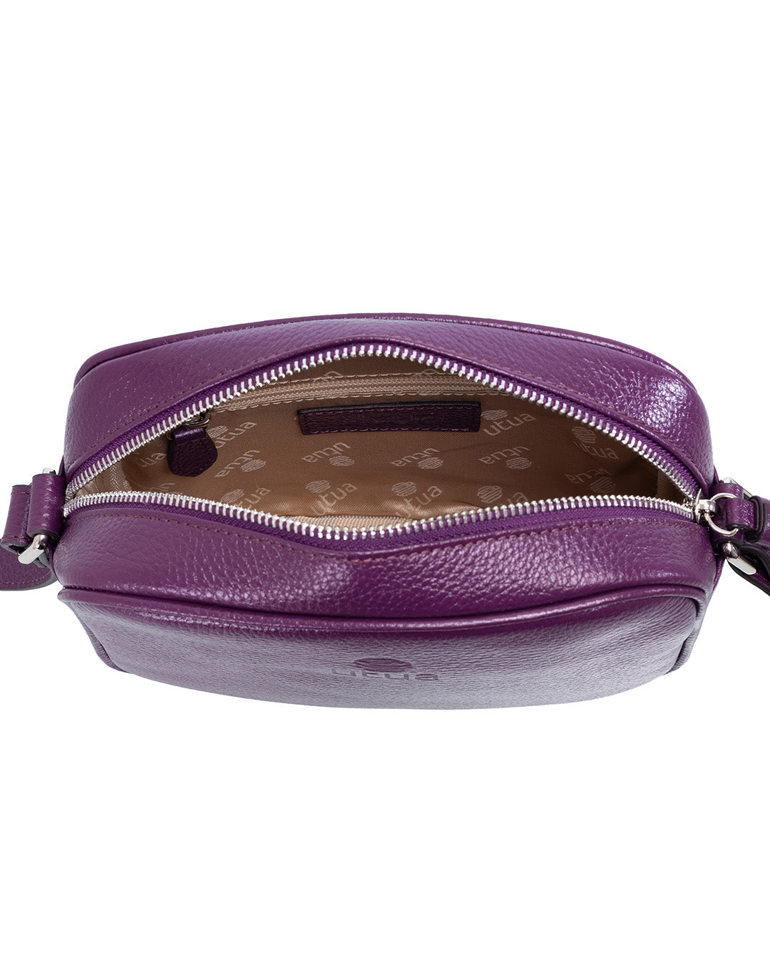 Kotimaisen_Utuan_nahkainen_olkalaukku_Espoo_Exclusive_tumma_violetti