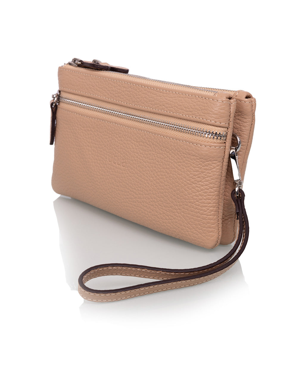 Laadukas-pikkulaukku-Utua-Rauma-hiekan-ruskea