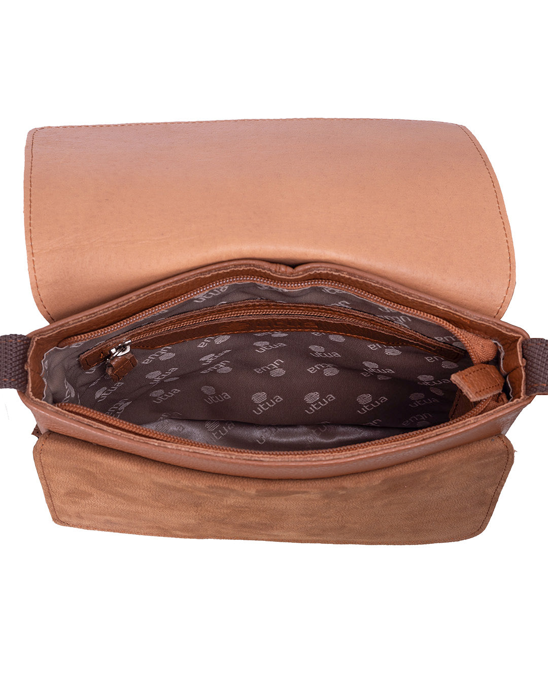 Laadukas_Utua_Odense_olkalaukku_ruskea