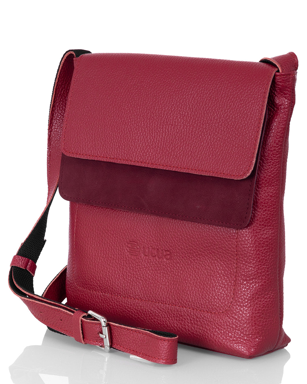 Puolukan_punainen_olkalaukku_Utua_Odense