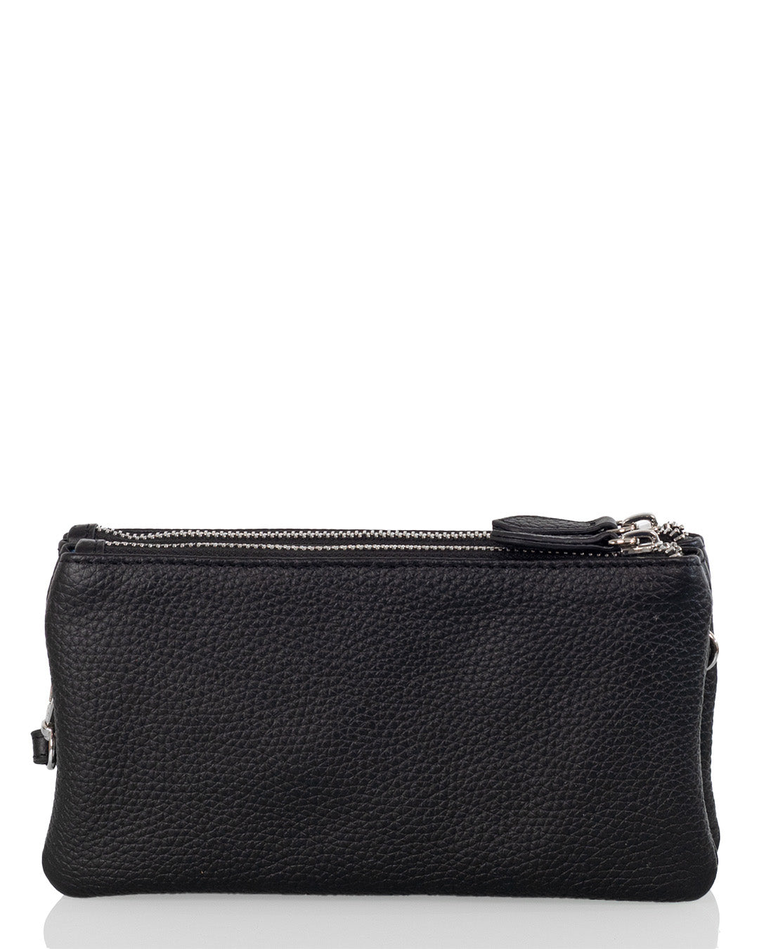 Rauma small leather bag, black.