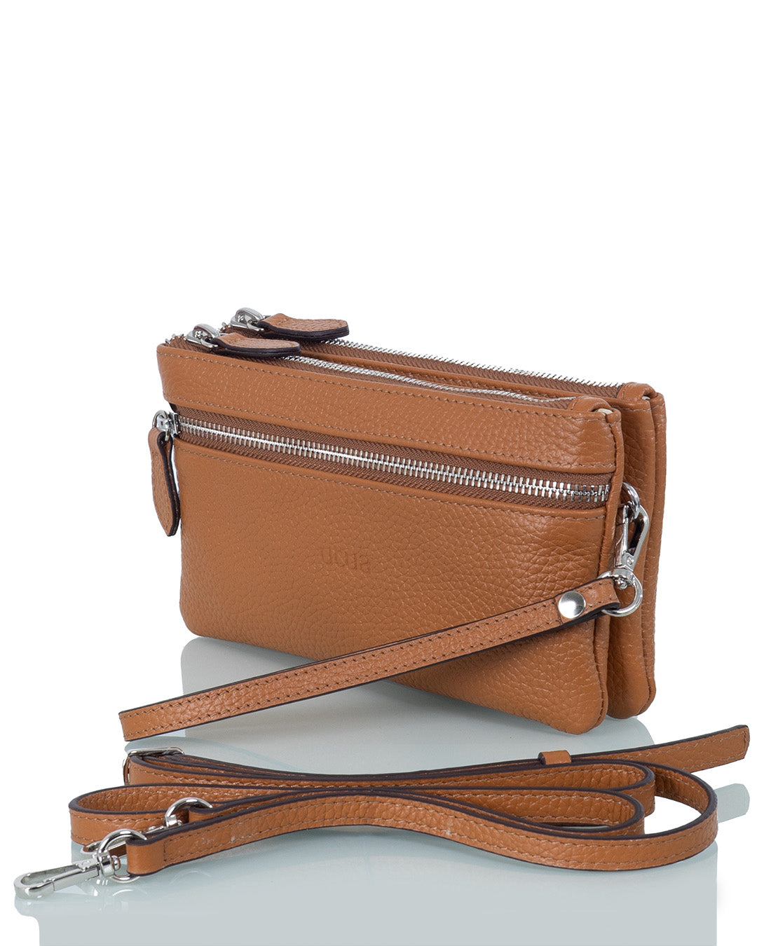 Rauma small leather bag, brown.