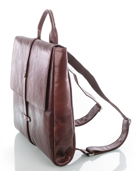 Ruskea kasviparkittu reppu Utua Iso-Kraaseli Exclusive