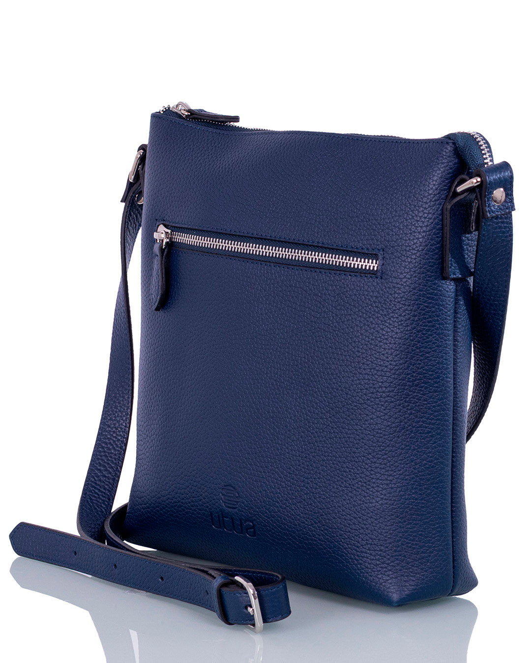 Sininen kotimaisen utuan haiku olkalaukku