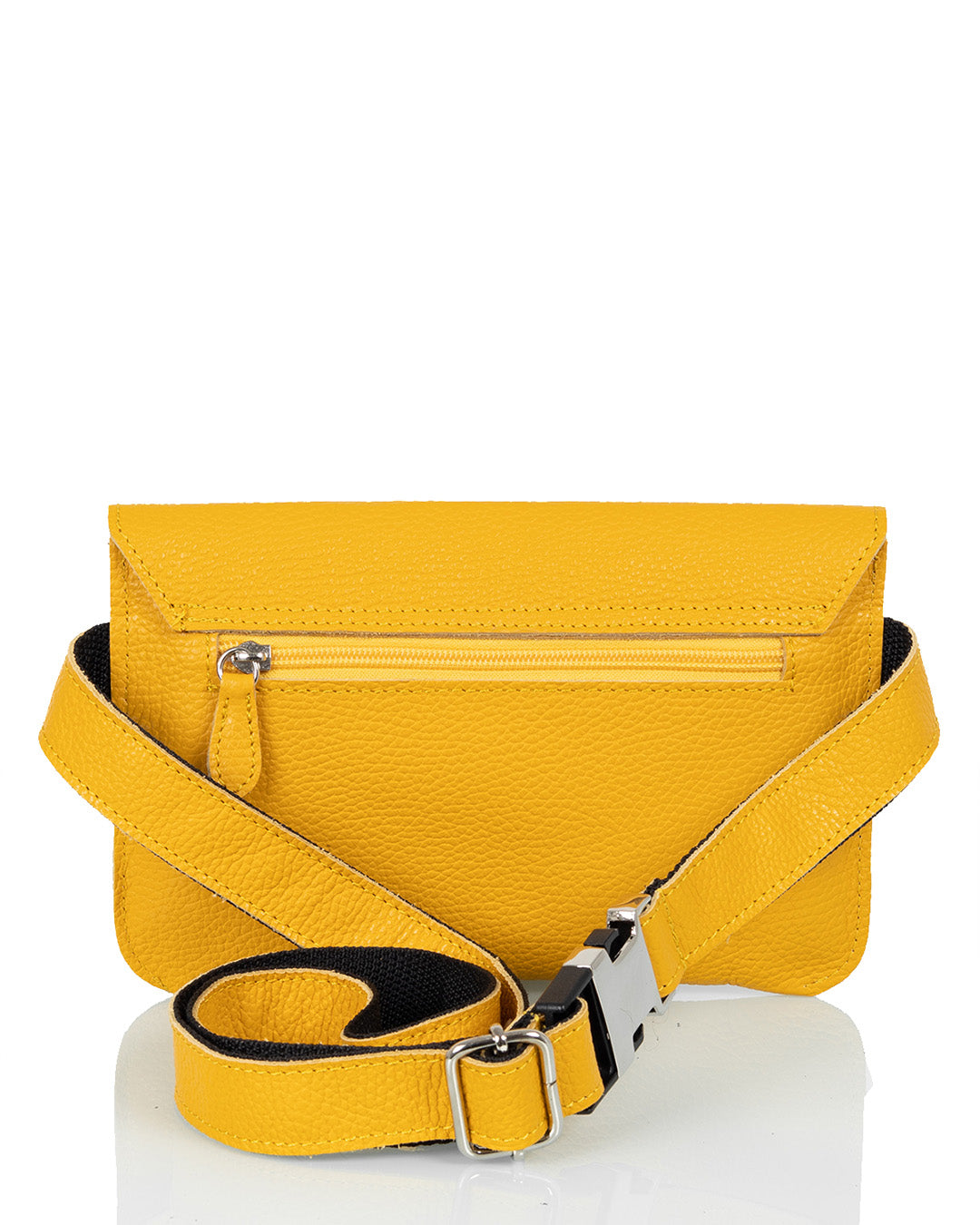 Suomalainen keltainen pikkulaukku Utua Iris