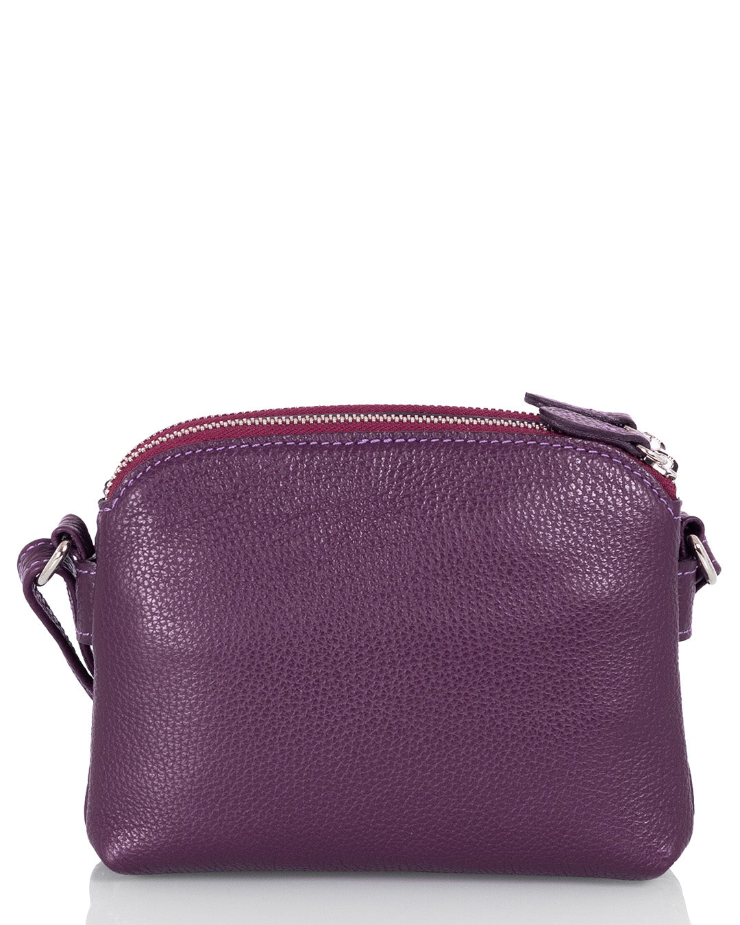 Suomalainen tummanvioletti pikkulaukku Utua Lysti