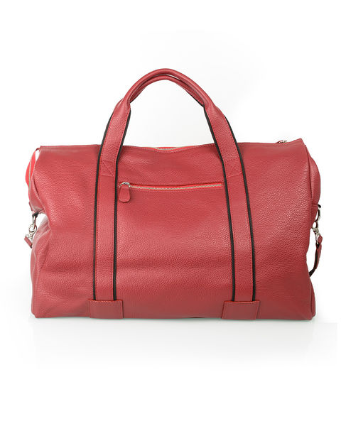 Nahkainen Utua viikonloppulaukku Weekender Exclusive viininpunainen