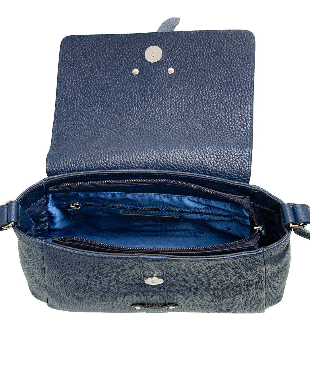 Tyylikas-sininen-olkalaukku-Utua-Tasku