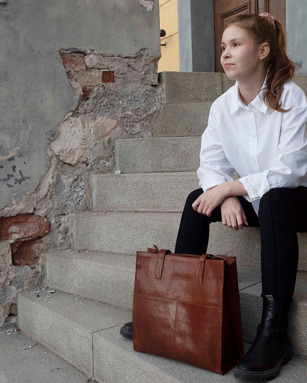 Hermione Exclusive kasviparkittu shopperi vihreä