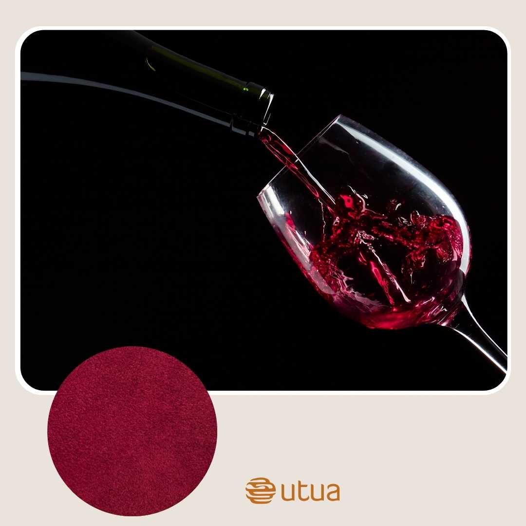 Viininpunainen on upea väri nahkalaukulle.