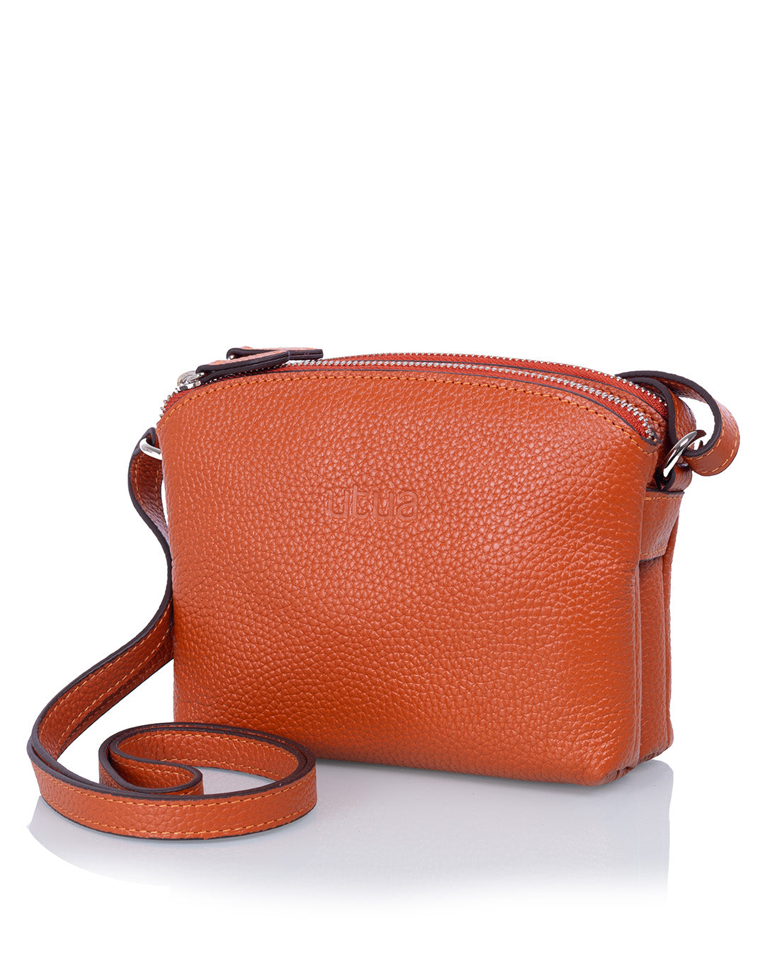 lysti-oranssi-pikkulaukku-utua-nahkainen-sivulta