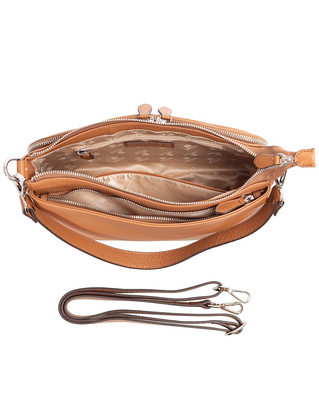 ruskea olkalaukku Kajo Exclusive utua