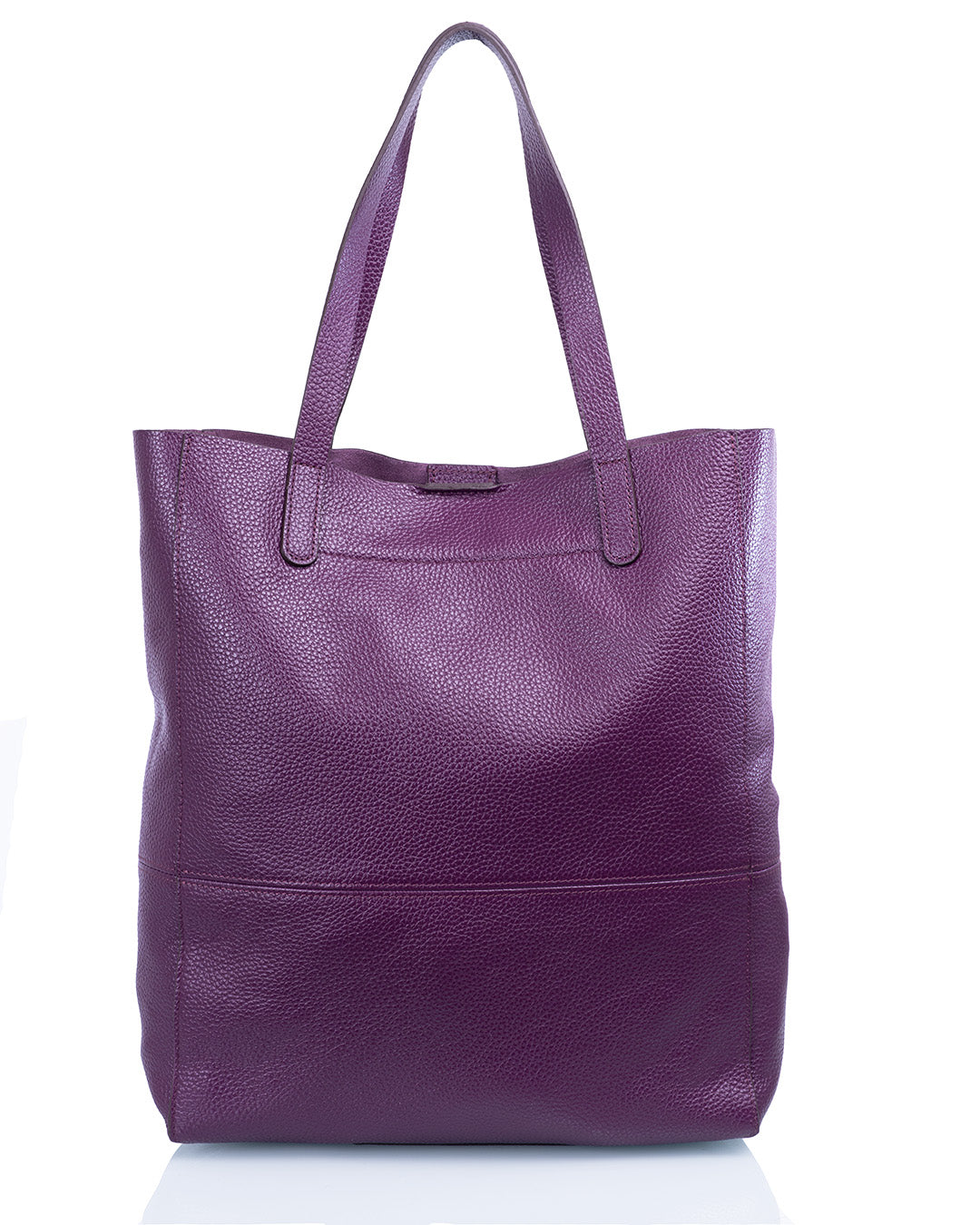 shopperi soolo tumman liila utua nahkalaukku