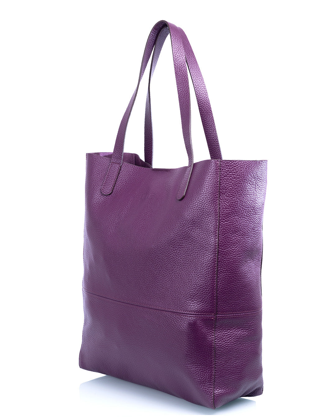 soolo shopperi tumman liila nahkalaukku utua