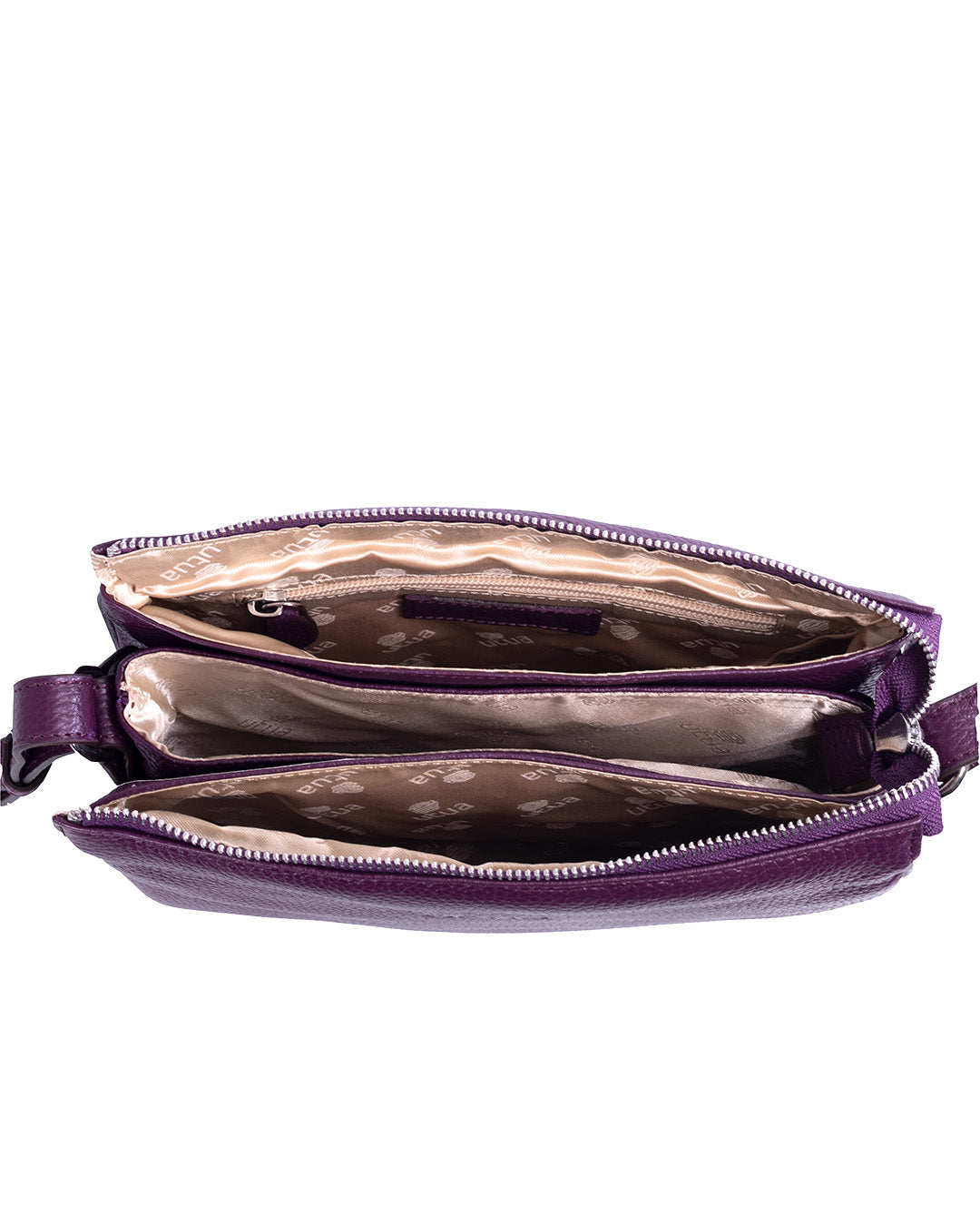 tumman liila utua nahkainen olkalaukku tumman liila