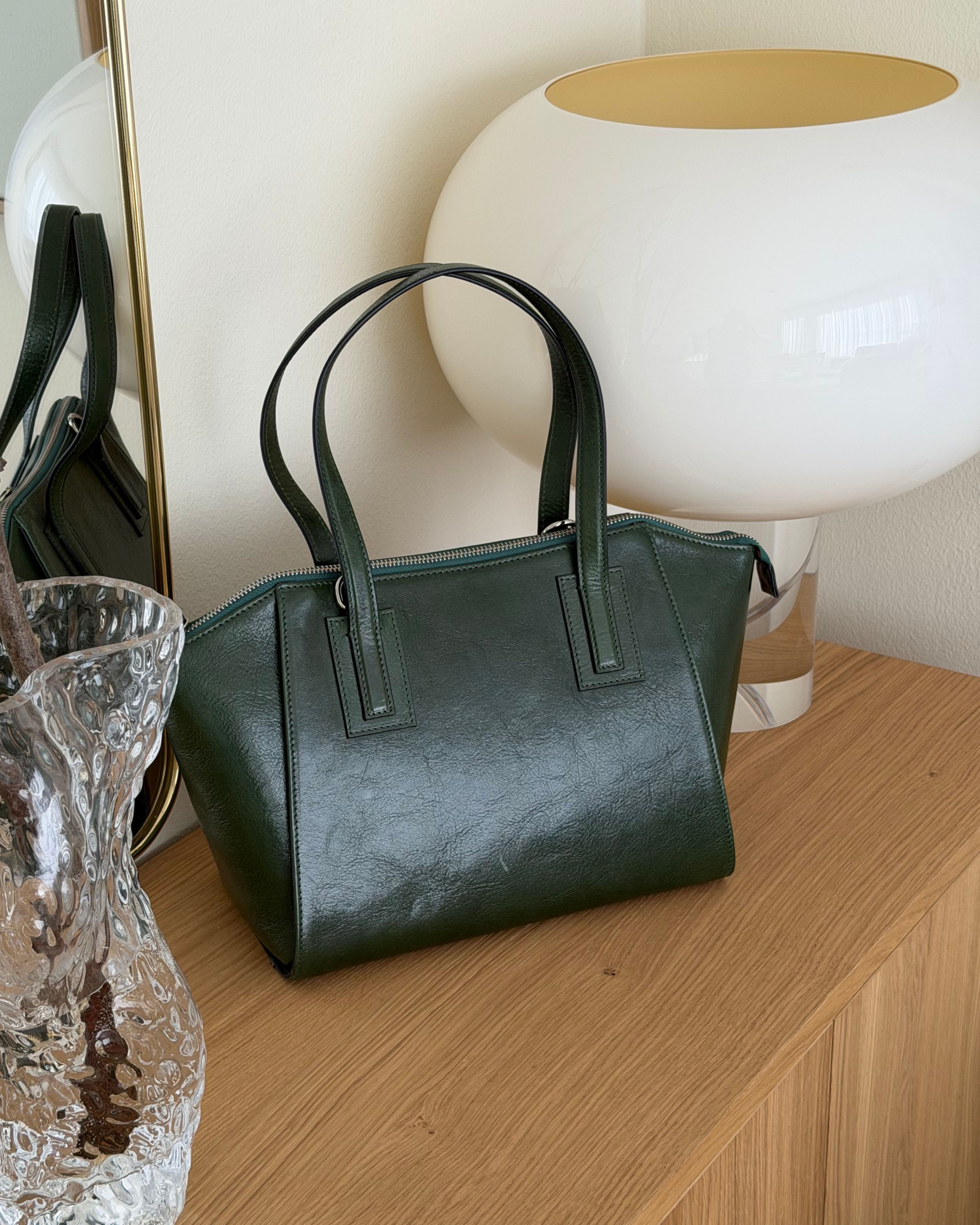 utua kasviparkittu elisabet kasilaukku vihrea