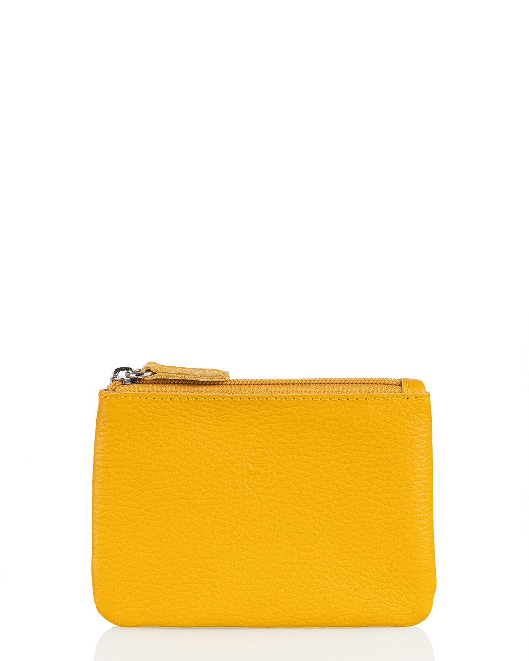 Jemma nahkainen kukkaro keltainen