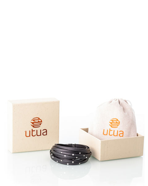 Leather bracelet Kierre black