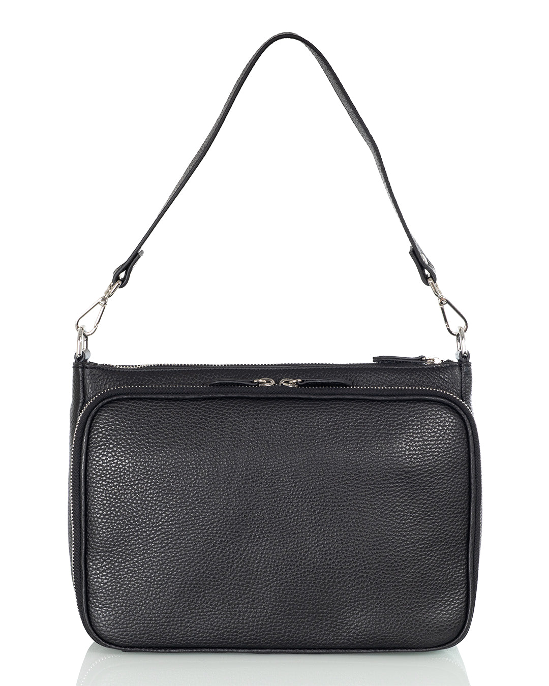 Kajo Exclusive Utua musta olkalaukku lyhyt hihna edesta