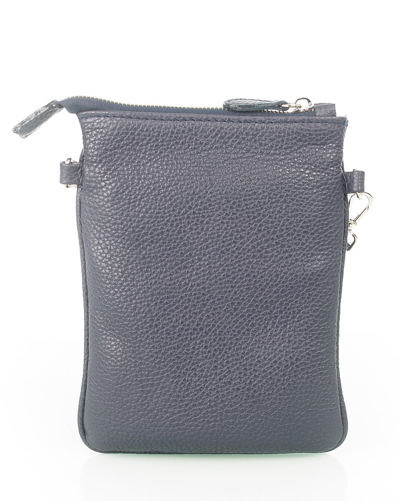 Kotimainen-sininen-Utua-Santra-puhelinlaukku