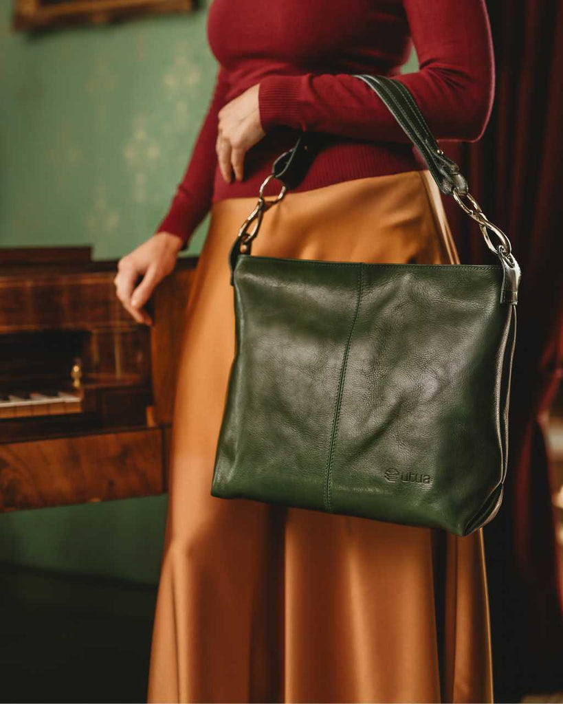 Kotimainen kasviparkittu kasilaukku Utua Roskilde Exclusive