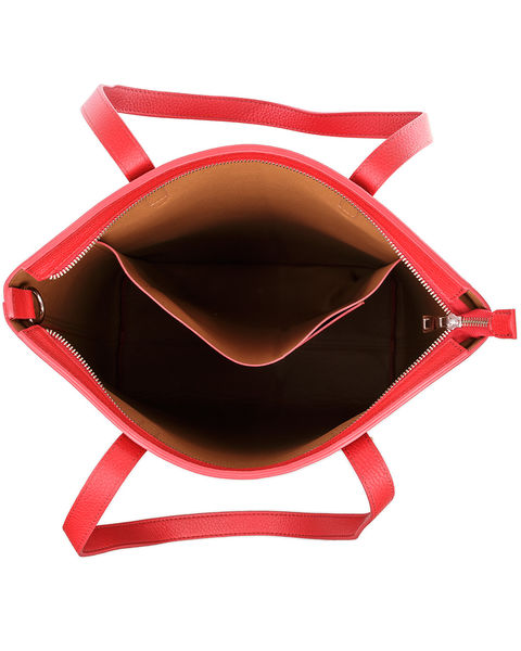 Kotimainen punainen shopper Utua Vantaa Exclusive