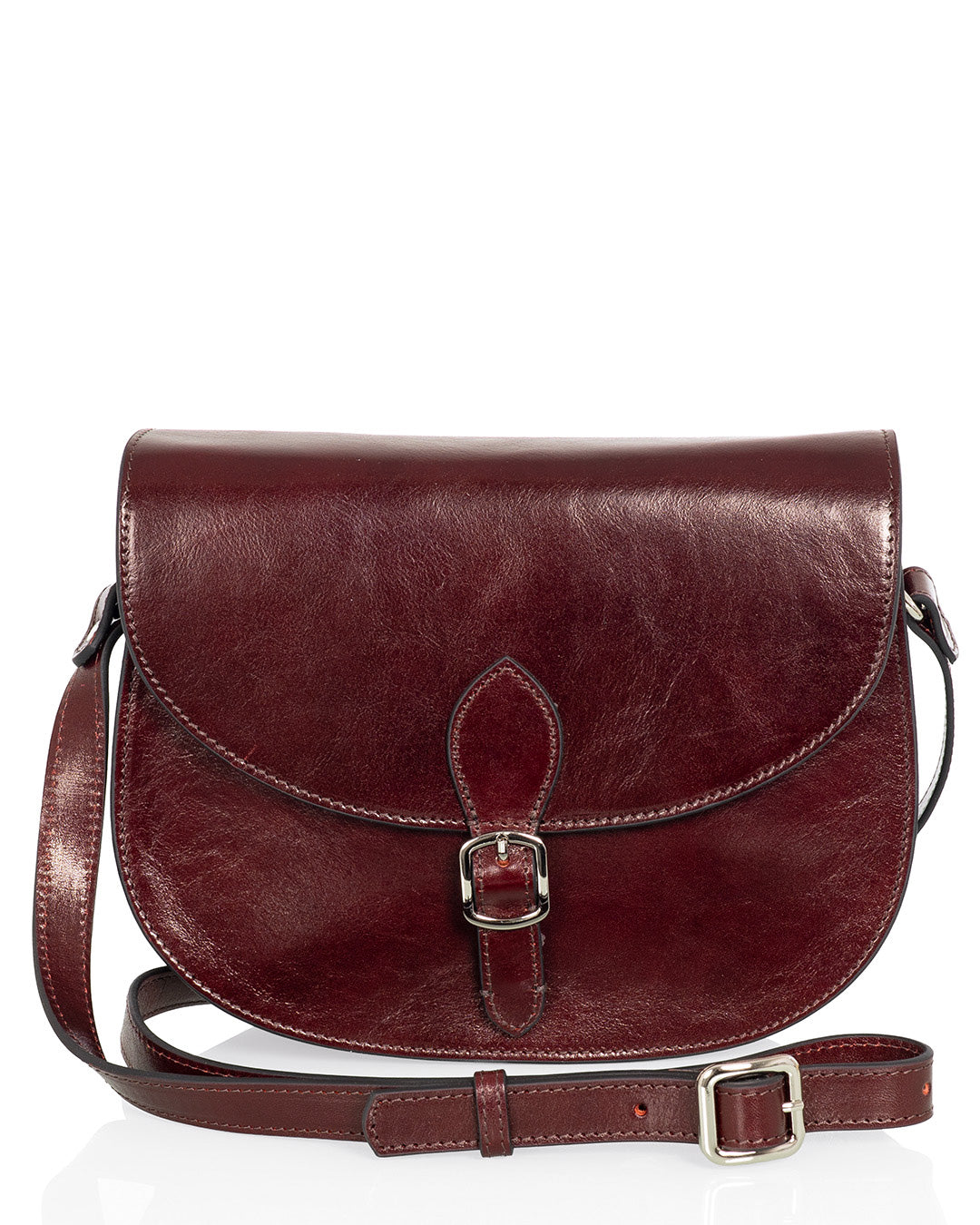 Laadukas-Utua-Visby-Exclusive-kasviparkittu-olkalaukku-viinin-punainen