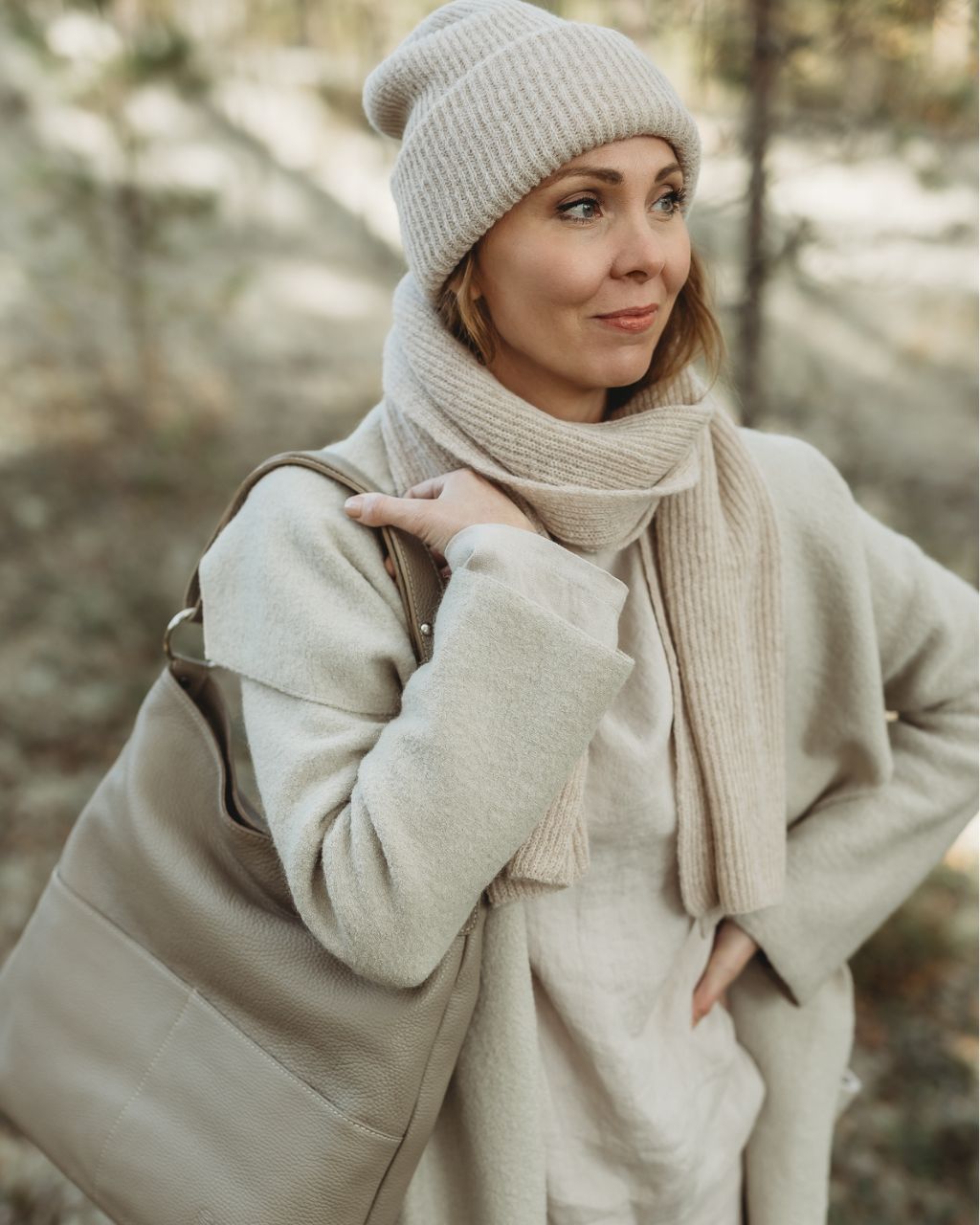 Mohairpipo Olivia beige