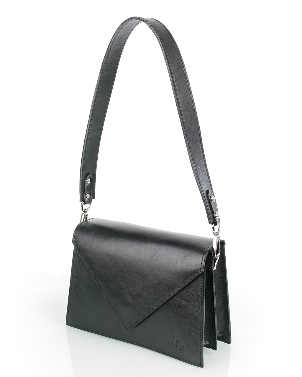 Musta kasviparkittu pikkulaukku Utua Skoga Exclusive