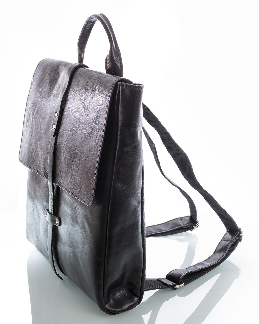 Musta kasviparkittu reppu Utua Iso-Kraaseli Exclusive