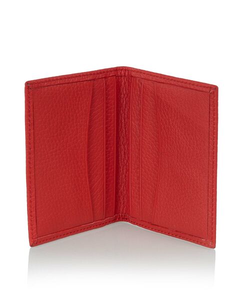 Punainen Utua nahkainen korttikotelo