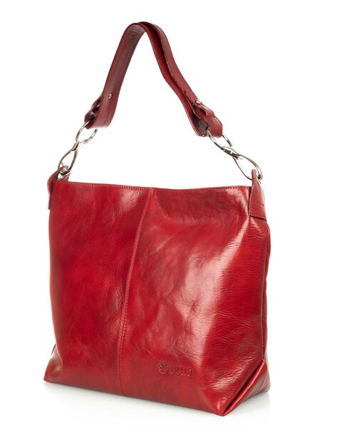 Punainen kasviparkittu kasilaukku Utua Roskilde Exclusive