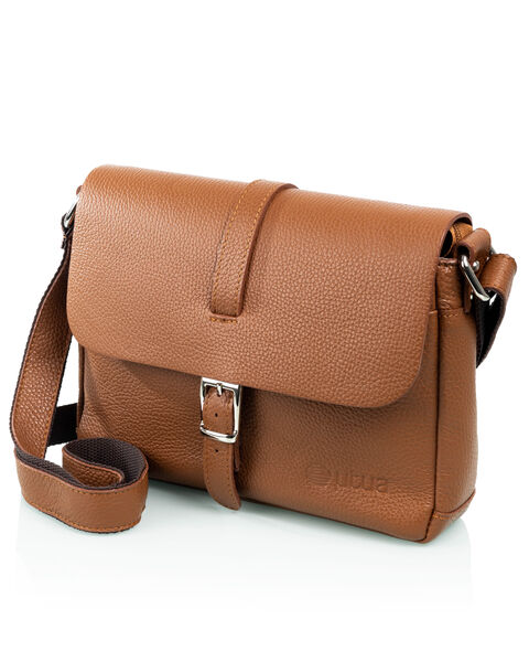 Ruskea olkalaukku Utua Sanoma