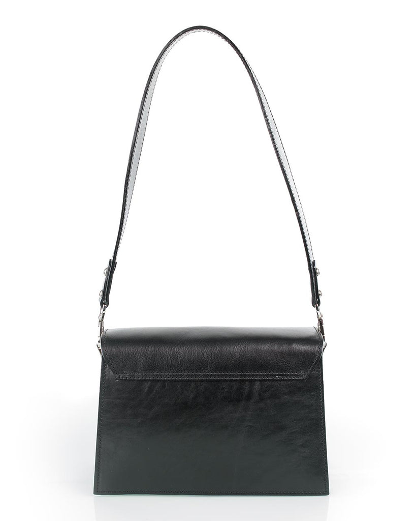 Suomalainen musta kasviparkittu pikkulaukku Utua Skoga Exclusive