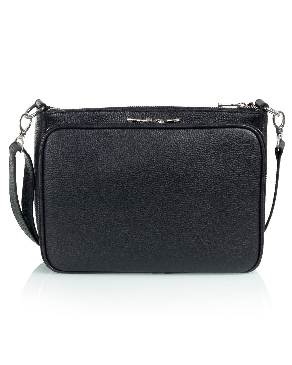 Suomalainen musta olkalaukku Utua Kajo Exclusive