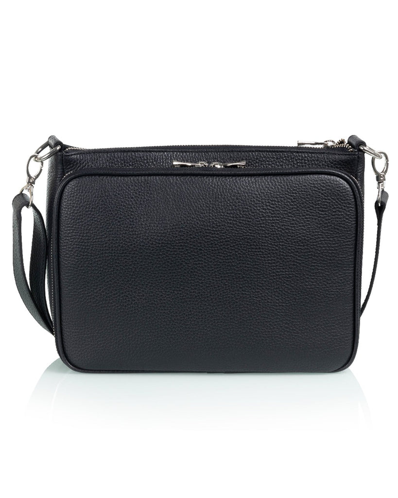 Suomalainen musta olkalaukku Utua Kajo Exclusive