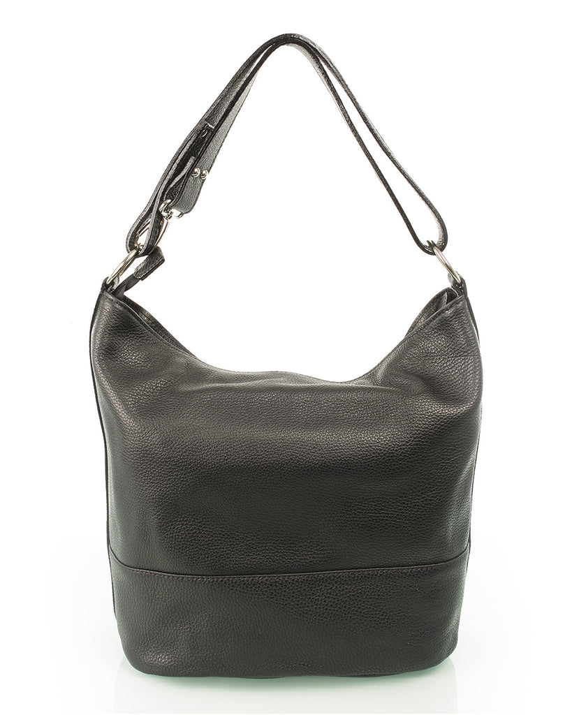 Suomalainen musta olkalaukku Utua Roihu Exclusive