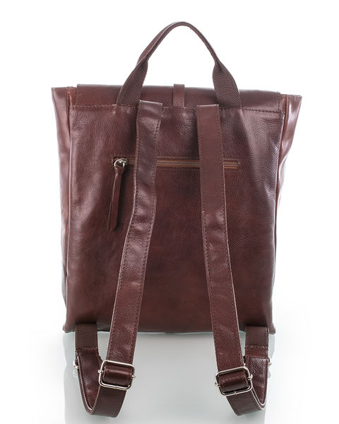 Suomalainen ruskea kasviparkittu reppu Utua Iso-Kraaseli Exclusive