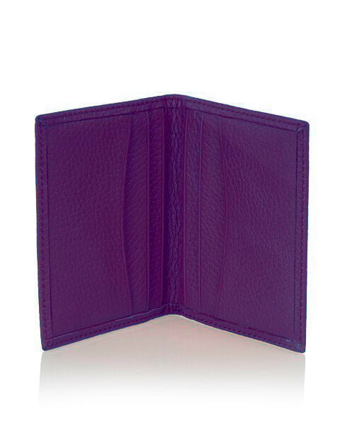 Tumma violetti Utua nahkainen korttikotelo
