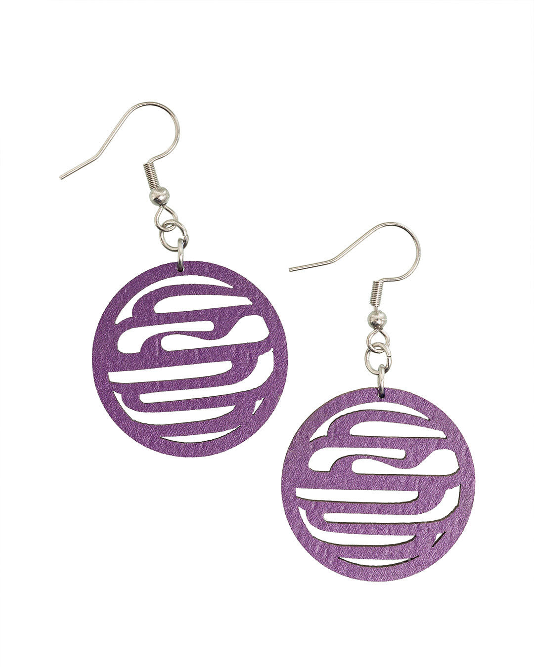 Utua Logo korvakoru violetti 2