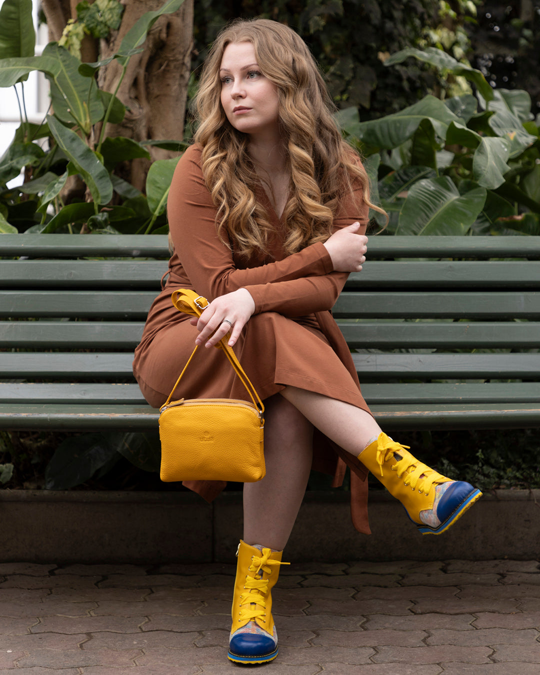 Utua Lysti pikkulaukku keltainen fiiliskuva