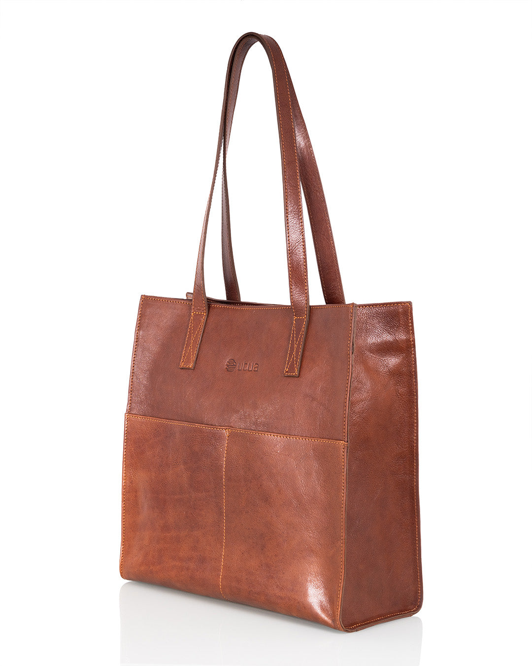 Utuan_Hermione_Exclusive_kasviparkittu_shopperi_ruskea