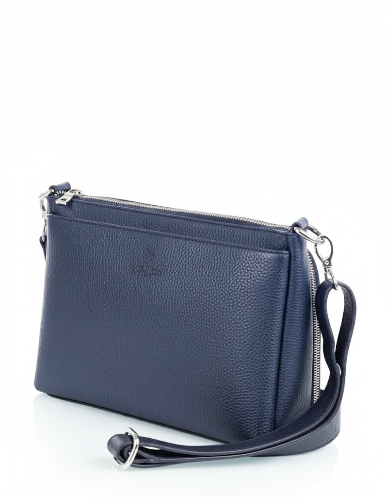 Kajo Exclusive leather shoulder bag black