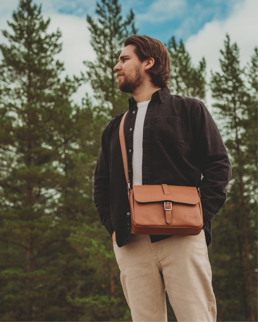 utua sanoma olkalaukku kuvavideo